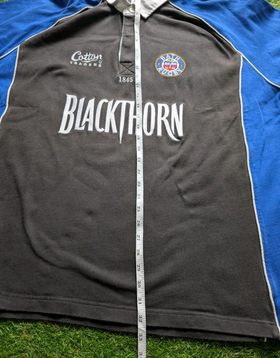 Cotton Traders Bath Rugby Mens Classic Cotton Rugby Jersey size 2XL