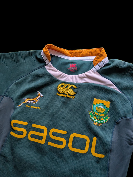 Canterbury South Africa Springboks Rugby Jersey pro fit 2009/2010 M mens