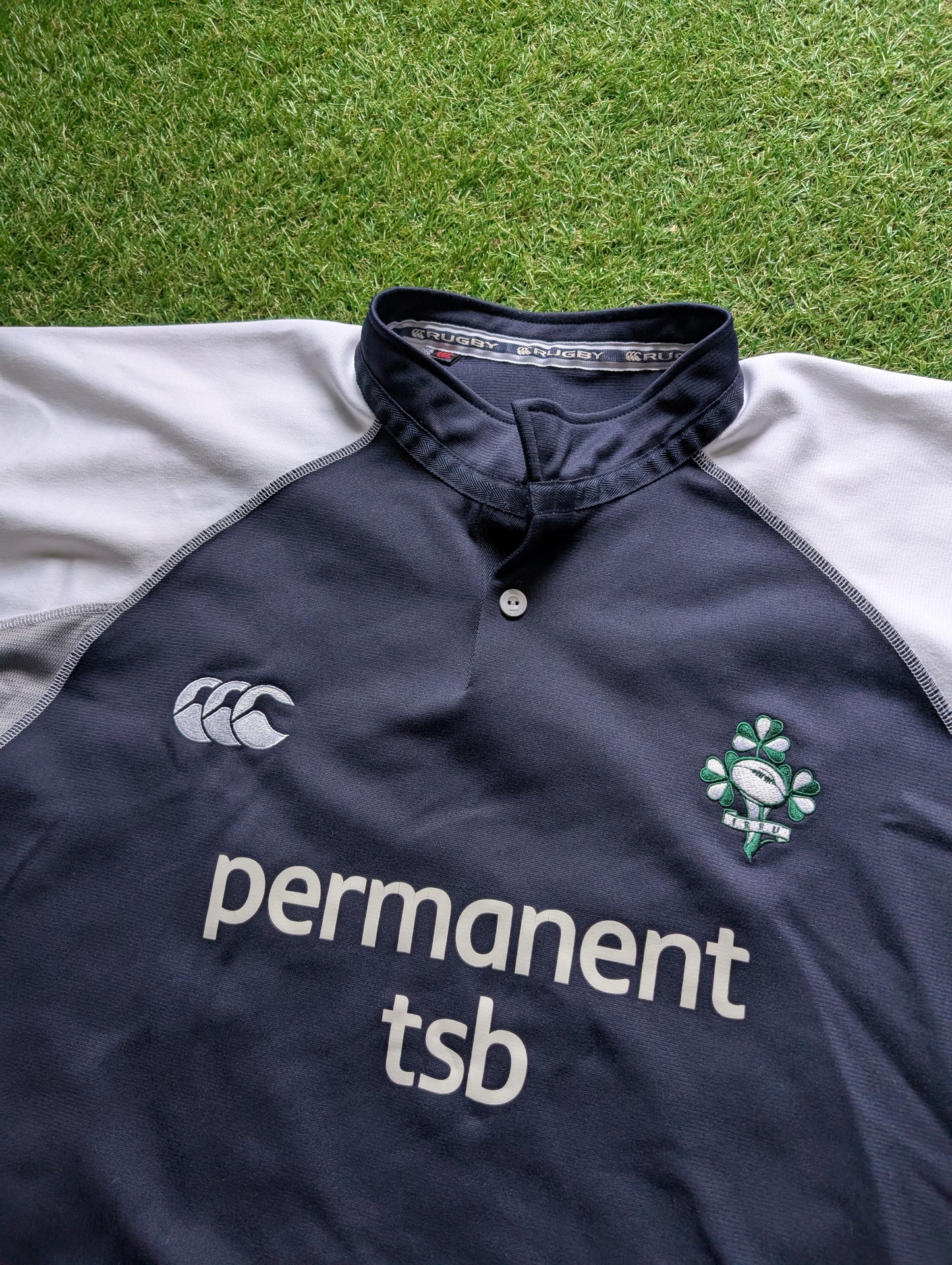Canterbury Ireland Classic Navy Rugby Jersey Size 3XL vintage 2002