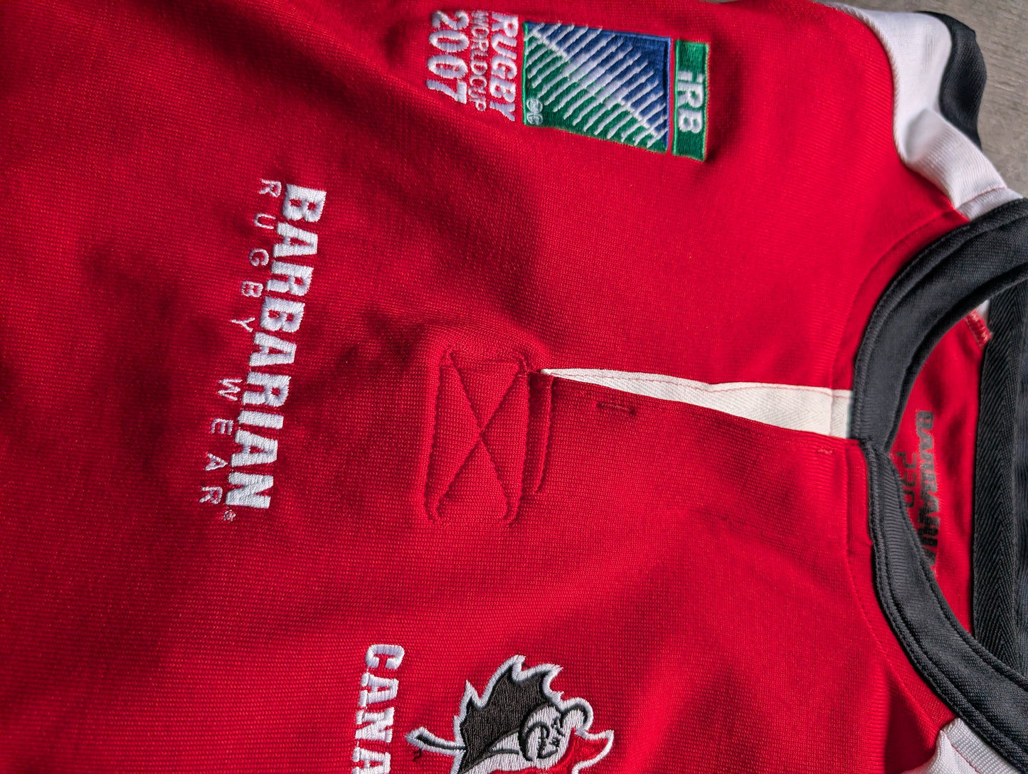 Canada 2007 Rugby World Cup Jersey mens XL