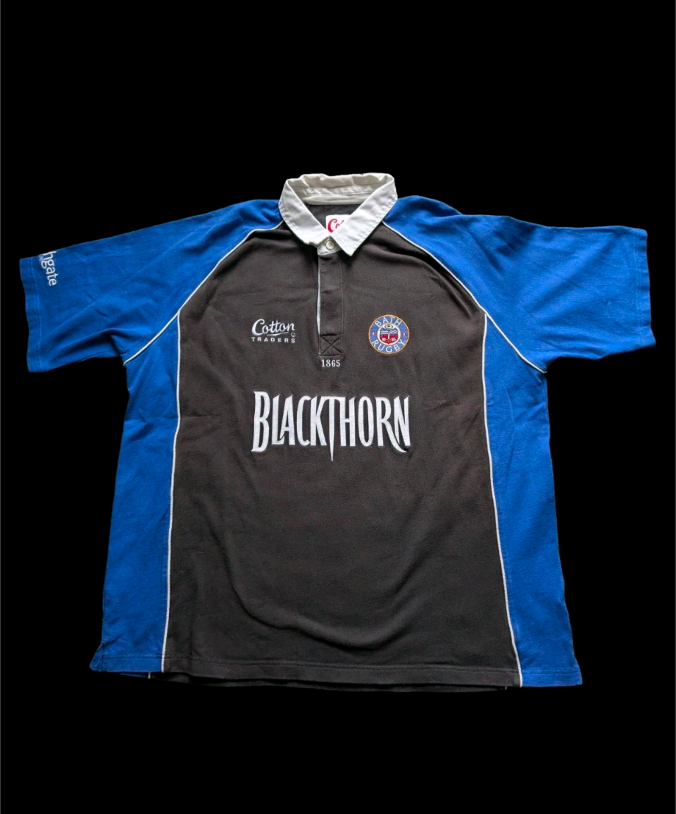 Cotton Traders Bath Rugby Mens Classic Cotton Rugby Jersey size 2XL