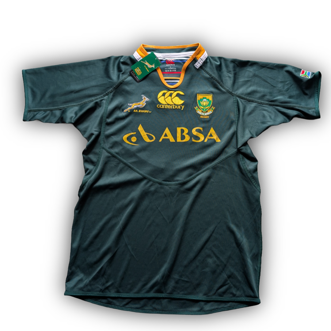 Canterbury South Africa Springboks 2011/2013 Rugby Jersey Mens Large New