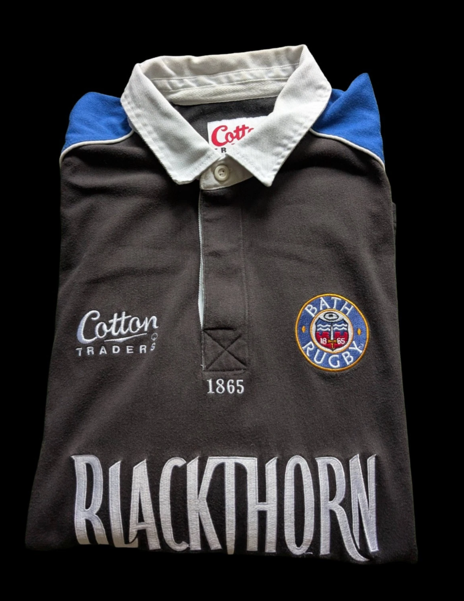 Cotton Traders Bath Rugby Mens Classic Cotton Rugby Jersey size 2XL