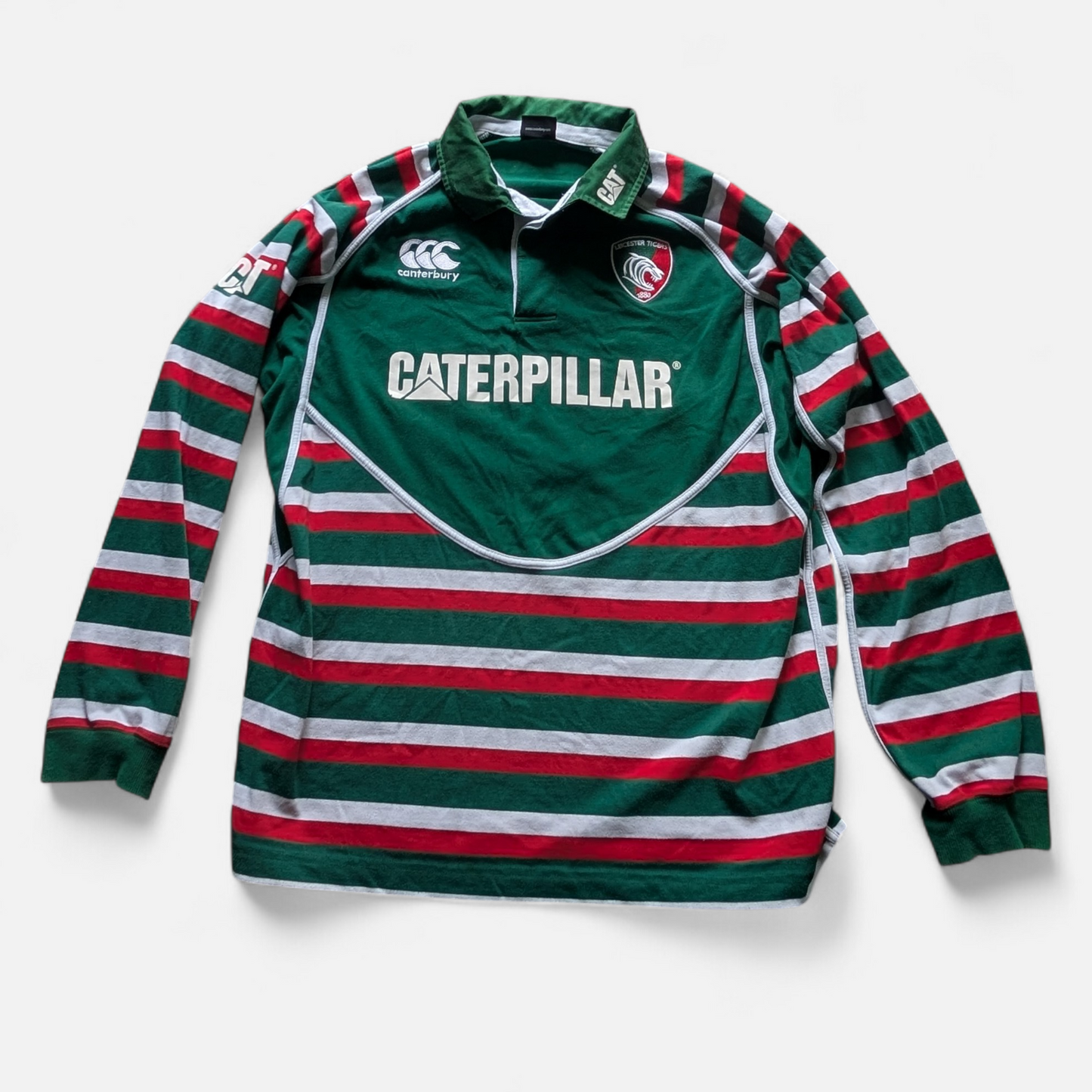 Canterbury Leicester Cotton Rugby Jersey 2012/13 Long Sleeved size 2XL