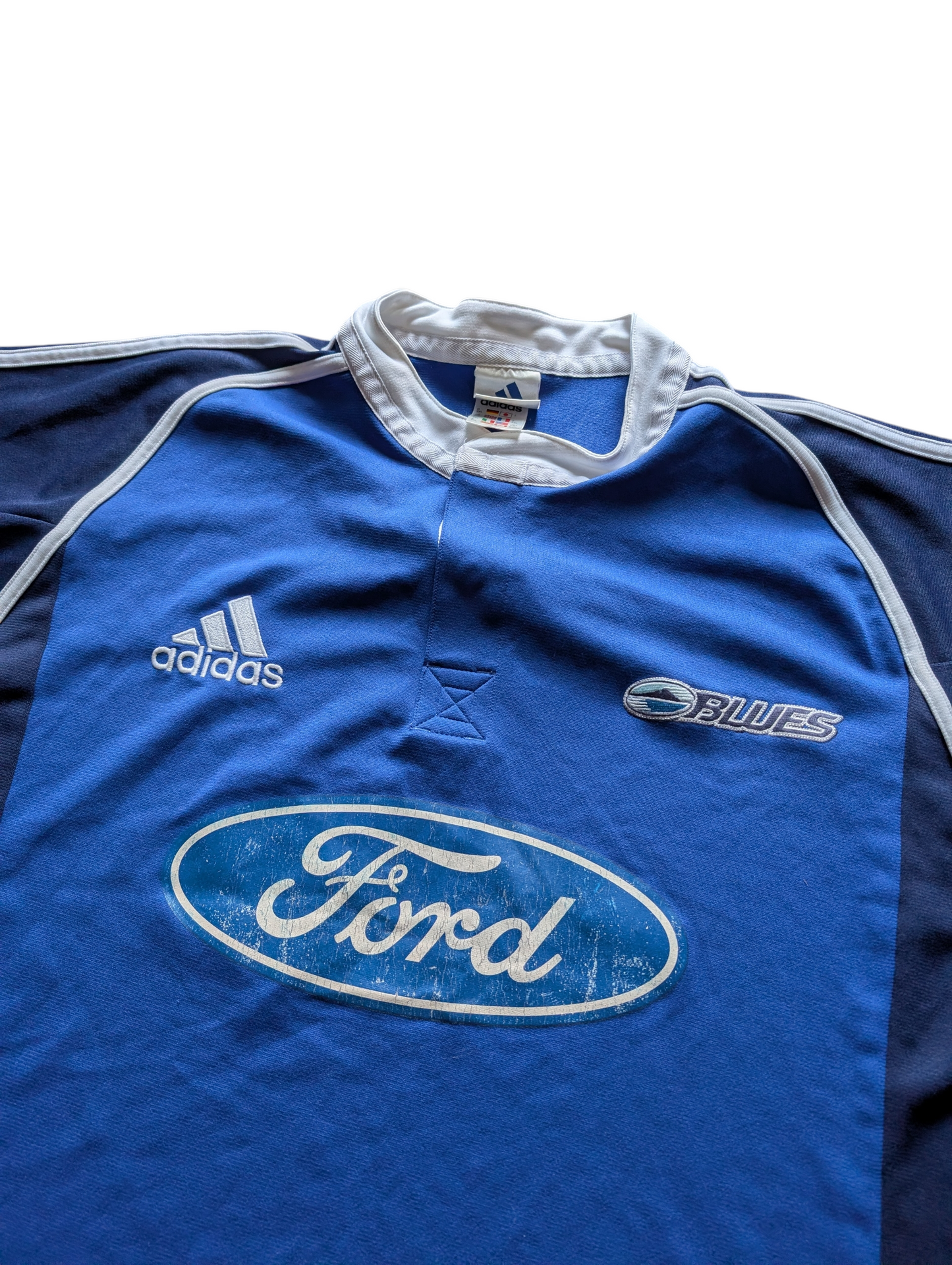 Adidas Auckland Blues Mens Classic Rugby Jersey size 2XL