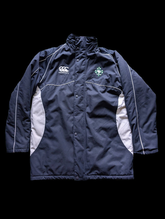 Canterbury Ireland Rugby Vintage big jacket coat size Large mens