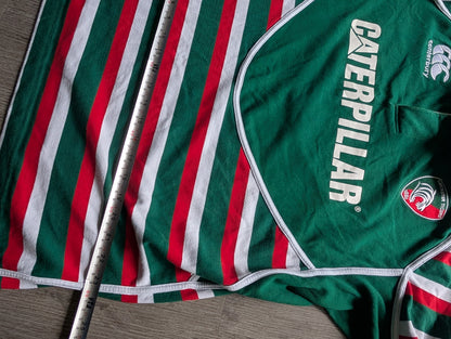 Canterbury Leicester Cotton Rugby Jersey 2012/13 Long Sleeved size 2XL