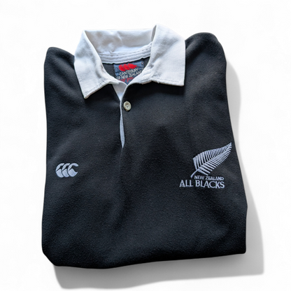 Canterbury Classic New Zealand All Blacks Mens Rugby Jersey Size Small long sleeved