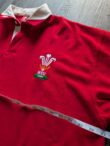 Wales Classic Reebok Rugby Jersey - Brett Sinkinson signed Number 7 XXL