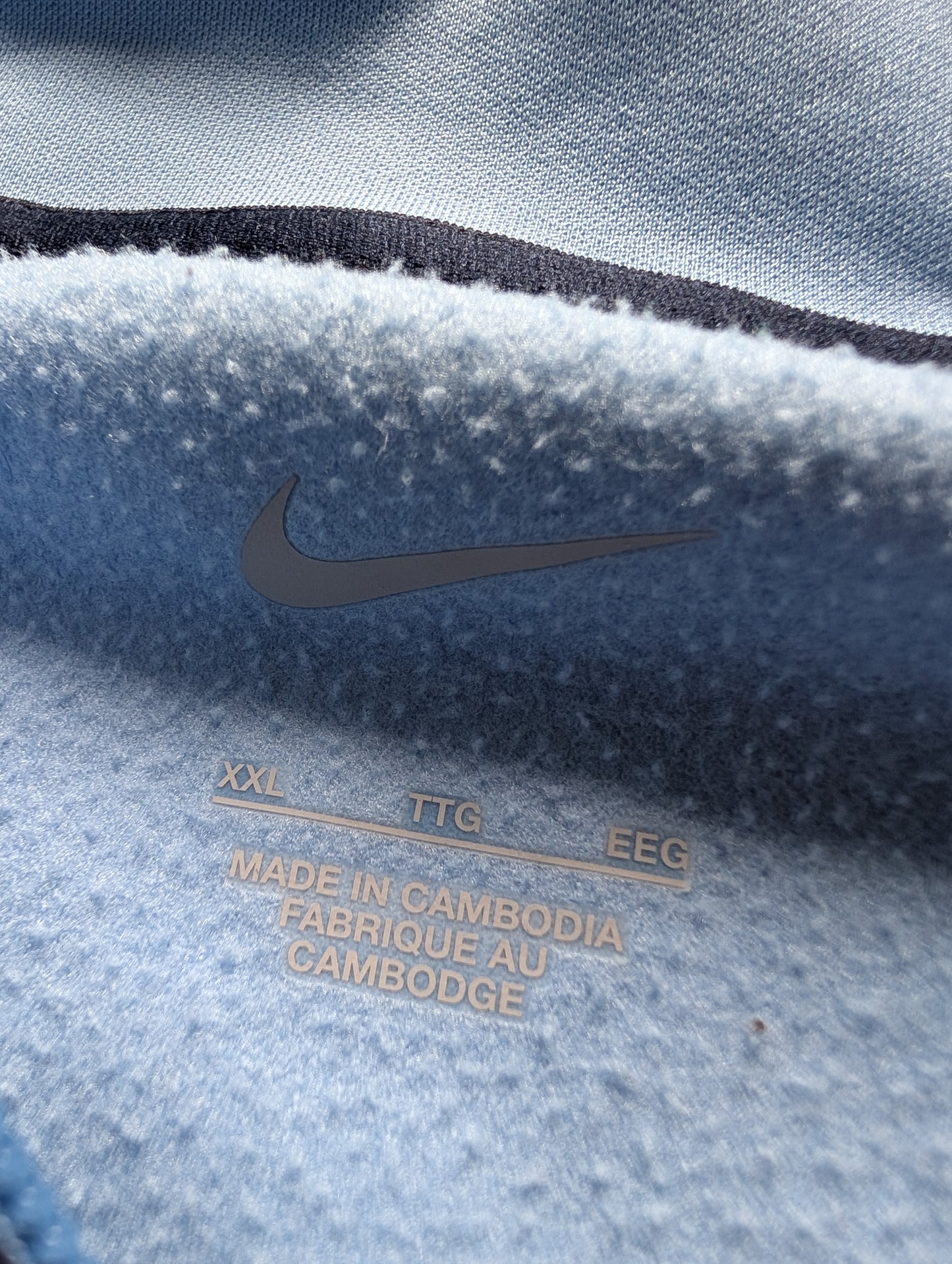 Nike Argentina Pumas Rugby Zipped Hoodie Jacket size mens 2XL