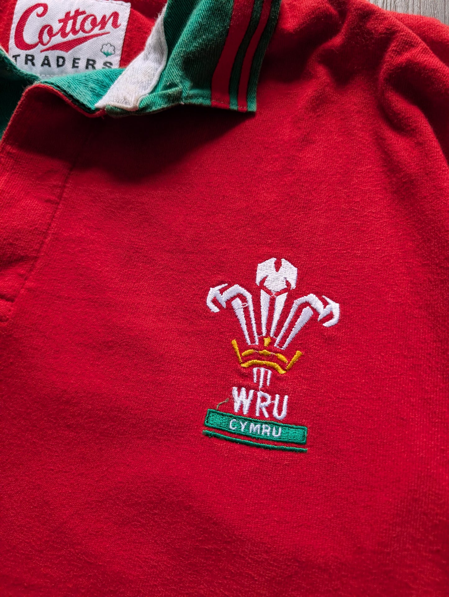 Cotton Traders Classic Wales Rugby Jersey men's size Medium
