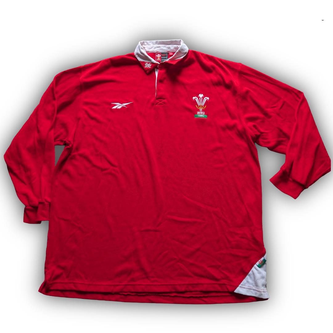 Reebok Wales 1999/2000 Mens Rugby Jersey Size 3Xl/4XL