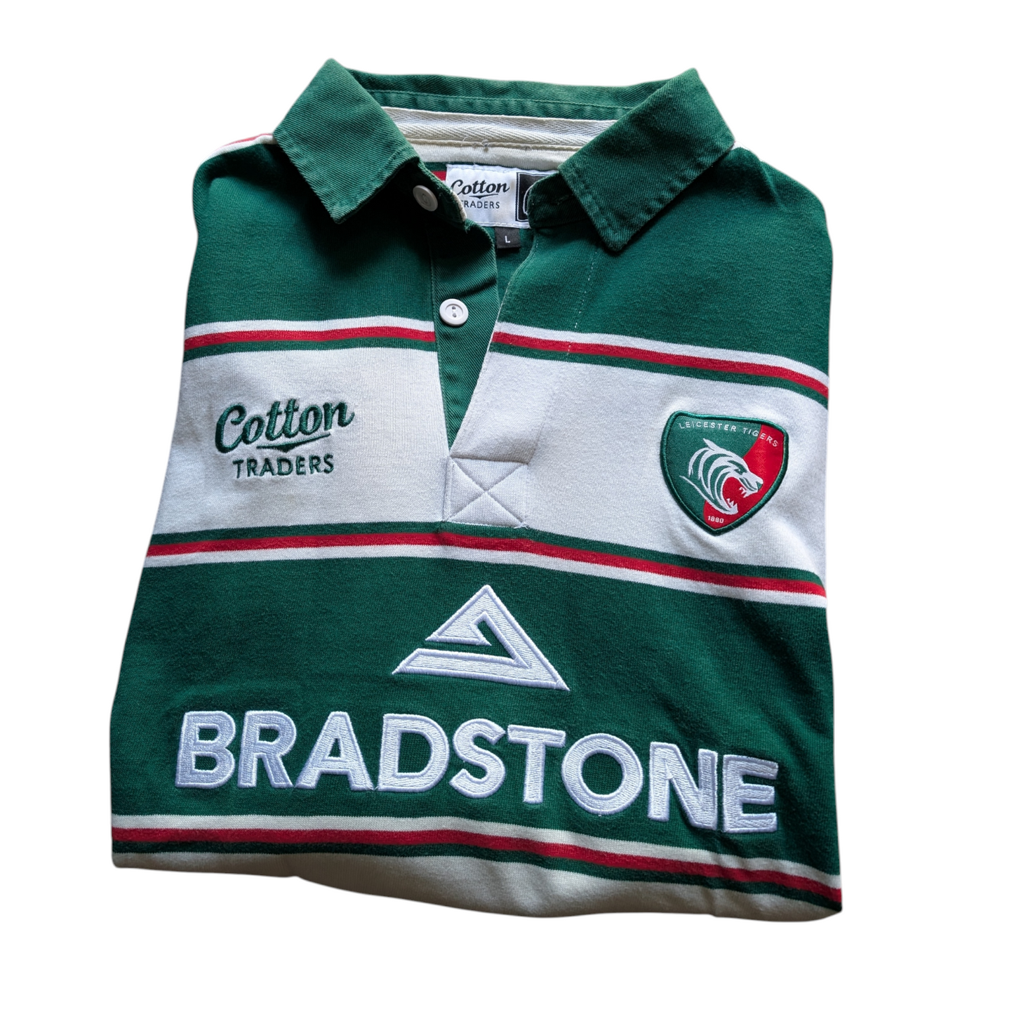 Leicester Tigers Cotton Traders Vintage Rugby Jersey 2007/08 Season - Mens Large