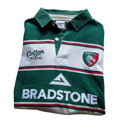 Leicester Tigers Cotton Traders Vintage Rugby Jersey 2007/08 Season - Mens Large
