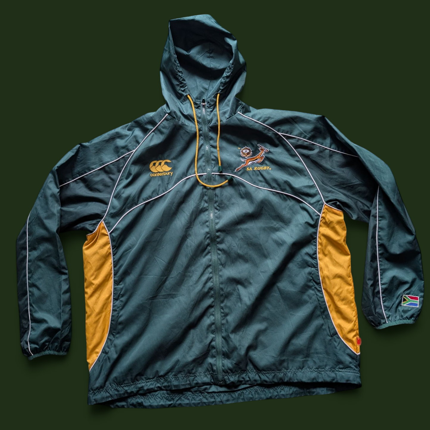 Canterbury Classic South Africa Springboks Jacket coat windbreaker size XXL vintage