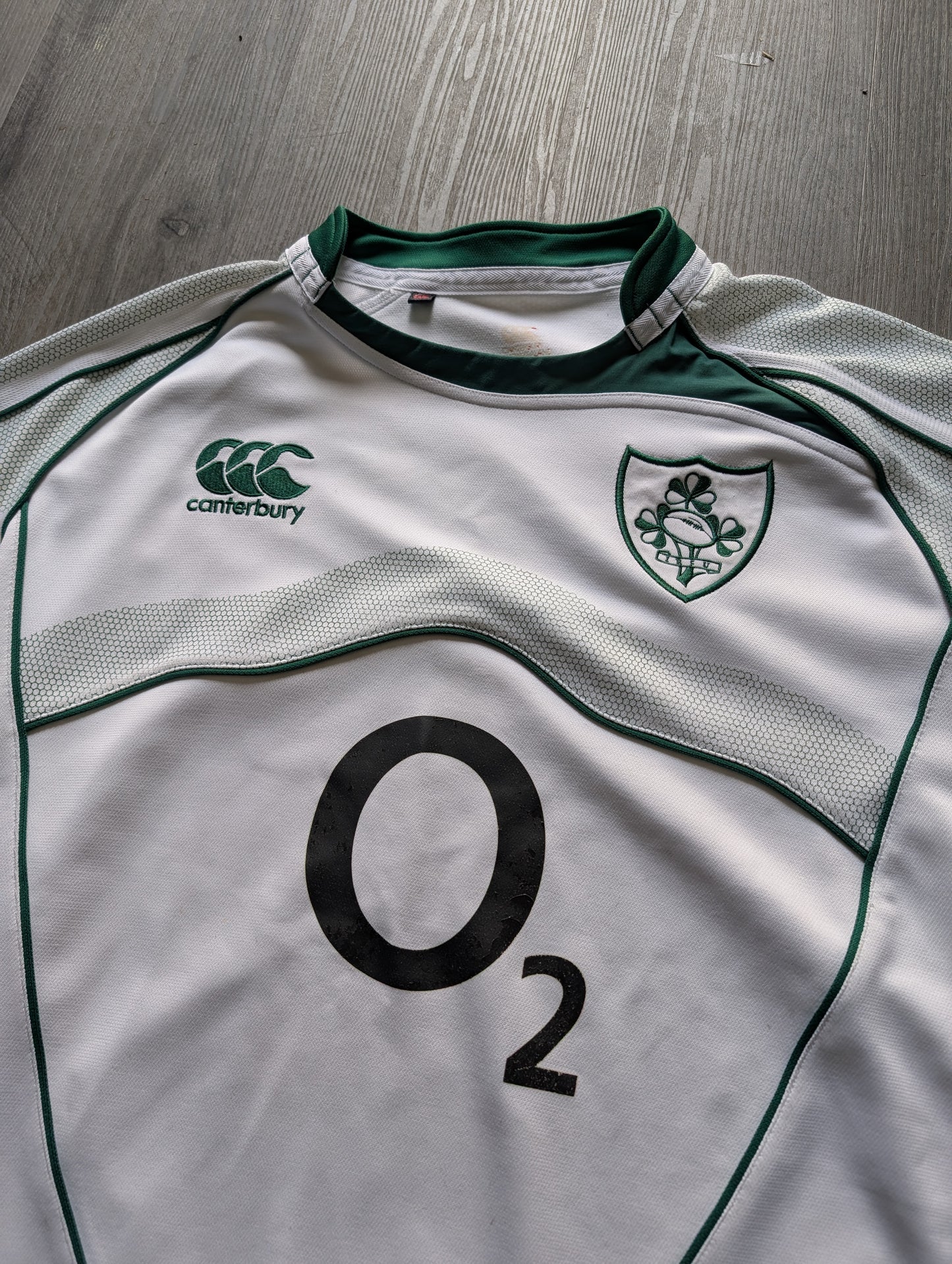 Canterbury Classic Ireland Away White Jersey Mens size 2XL