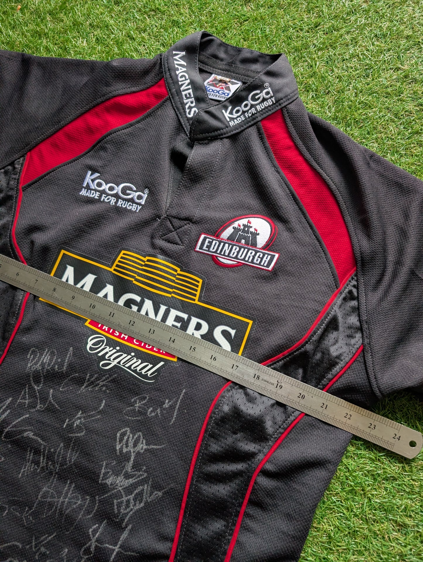 Edinburgh Rugby Kooga Vintage 2007/2008 Jersey - XXL - Signed by squad