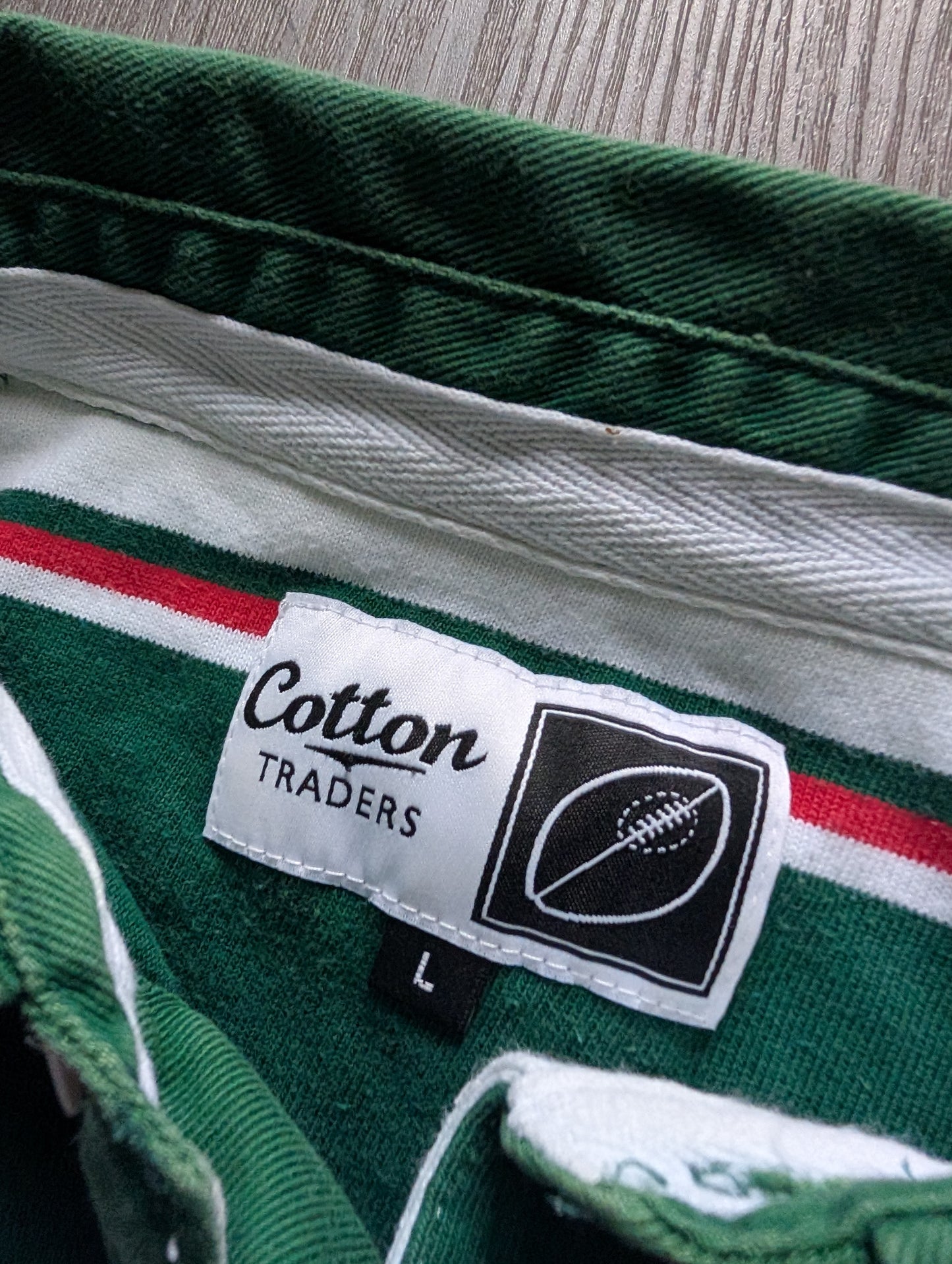 Cotton Traders Leicester Tigers Mens Classic Rugby Jersey size Large 2007/2008