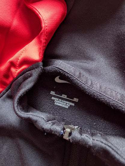 Nike Fiji Rugby Zipped Hoodie Jacket  Mens 2XL