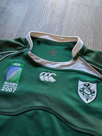 Canterbury Ireland 2007 Rugby World Cup Jersey size XXL
