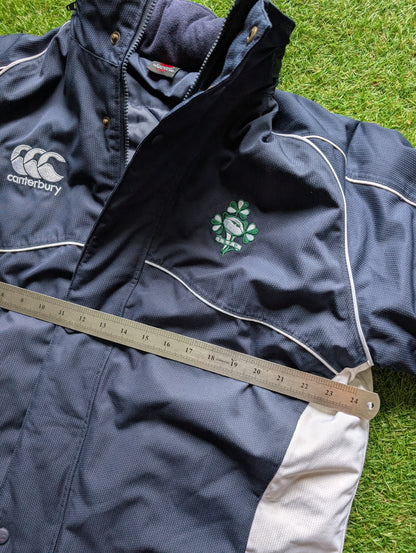 Canterbury Ireland Rugby Vintage big jacket coat size Large mens