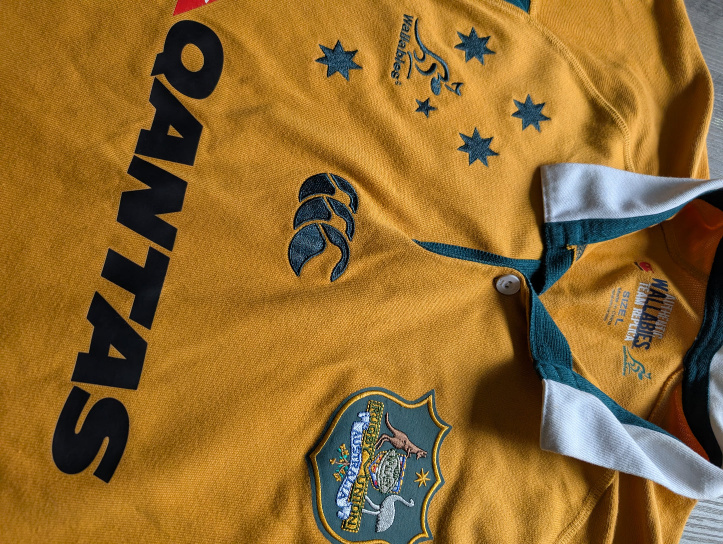 Canterbury Classic Australia 2000s Wallabies Rugby Jersey mens Large