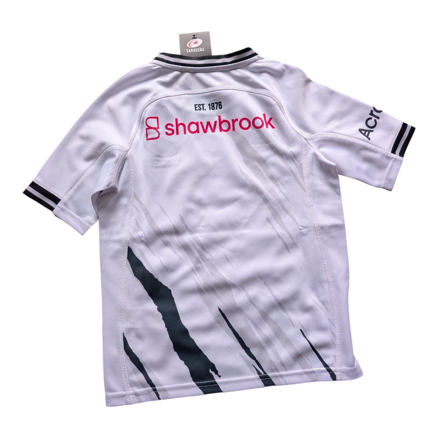 Castore Saracens Rugby Jersey Kids Youth Medium New