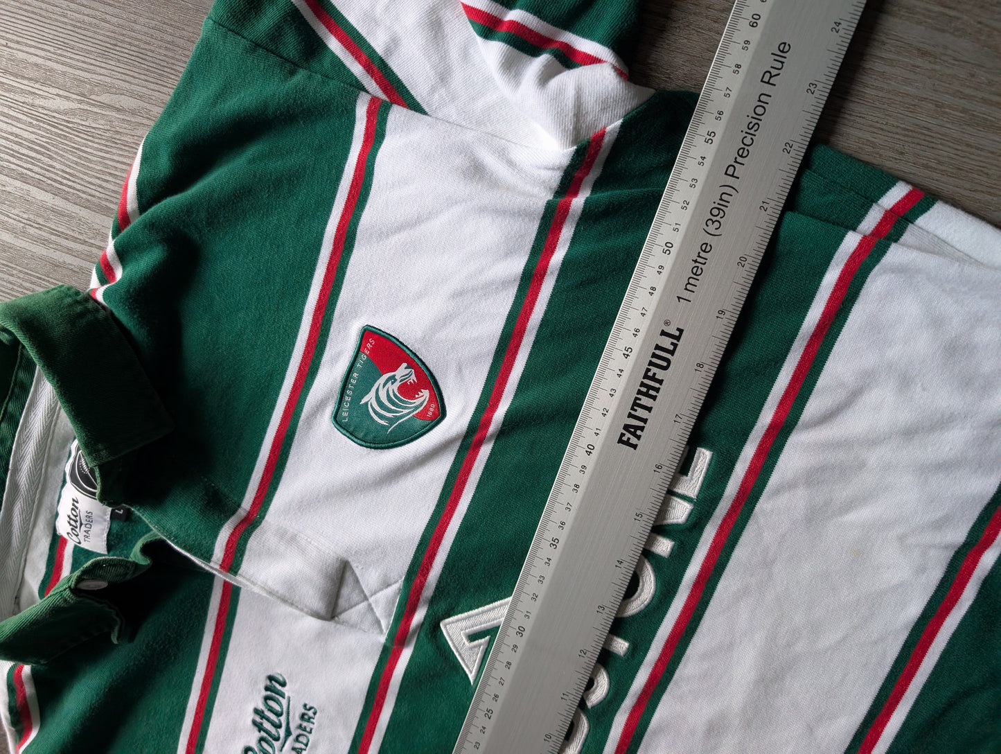 Cotton Traders Leicester Tigers Mens Classic Rugby Jersey size Large 2007/2008