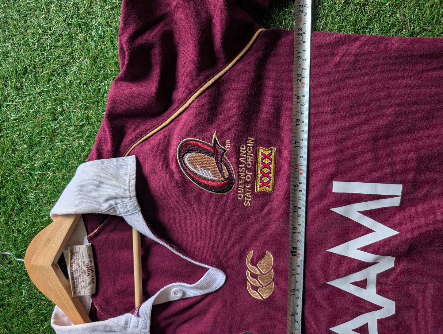 Canterbury Classic Queensland State of Origin Cotton Rugby Jersey Mens Medium XXXX