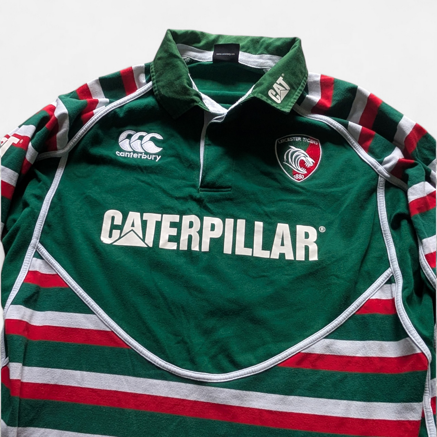 Canterbury Leicester Cotton Rugby Jersey 2012/13 Long Sleeved size 2XL