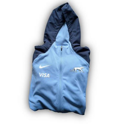 Nike Argentina Pumas Rugby Zipped Hoodie Jacket size mens 2XL