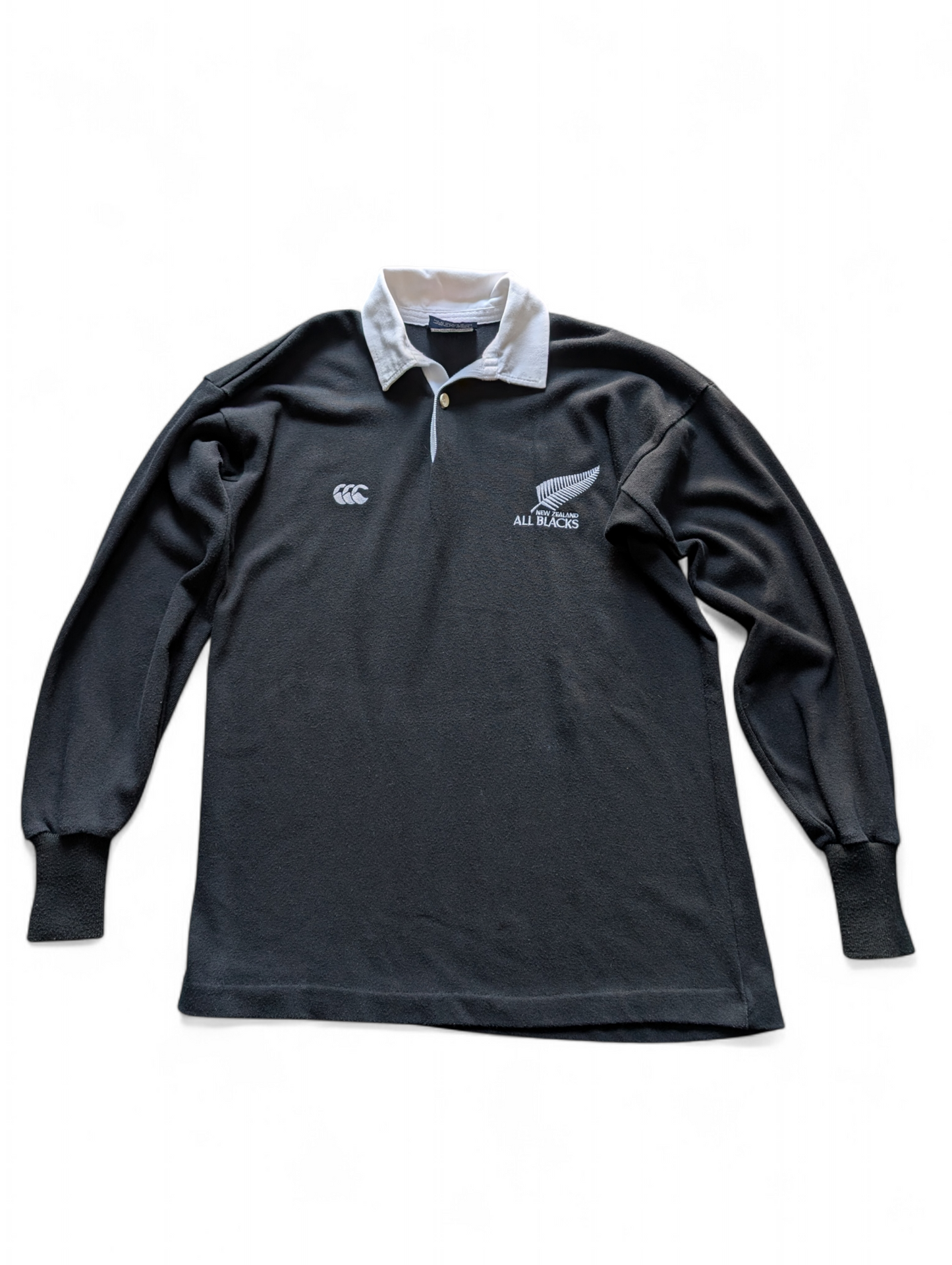 Canterbury Classic New Zealand All Blacks Mens Rugby Jersey Size Small long sleeved