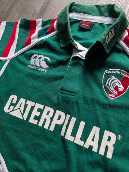 Canterbury Leicester Tigers Cotton Rugby Jersey mens size Large