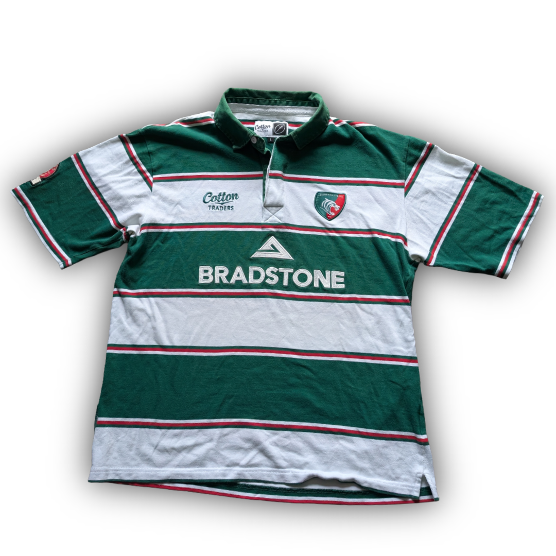 Cotton Traders Leicester Tigers Mens Classic Rugby Jersey size Large 2007/2008
