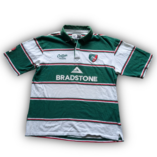 Cotton Traders Leicester Tigers Mens Classic Rugby Jersey size Large 2007/2008