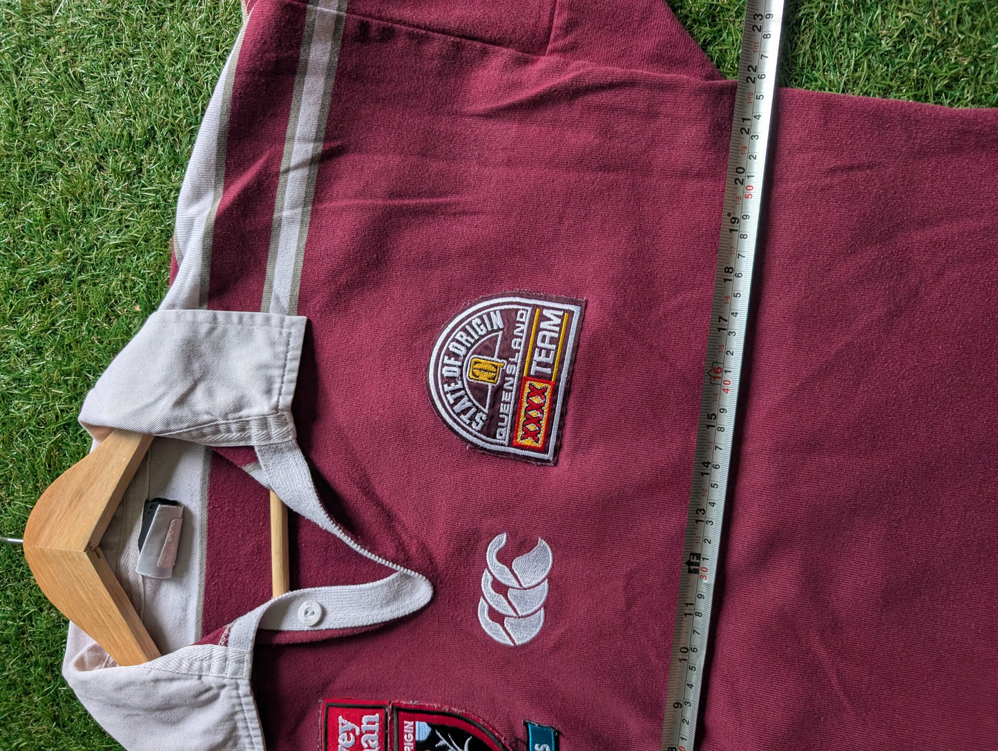 Canterbury Classic Retro State of Origin Queensland mens Rugby Jersey Size Large