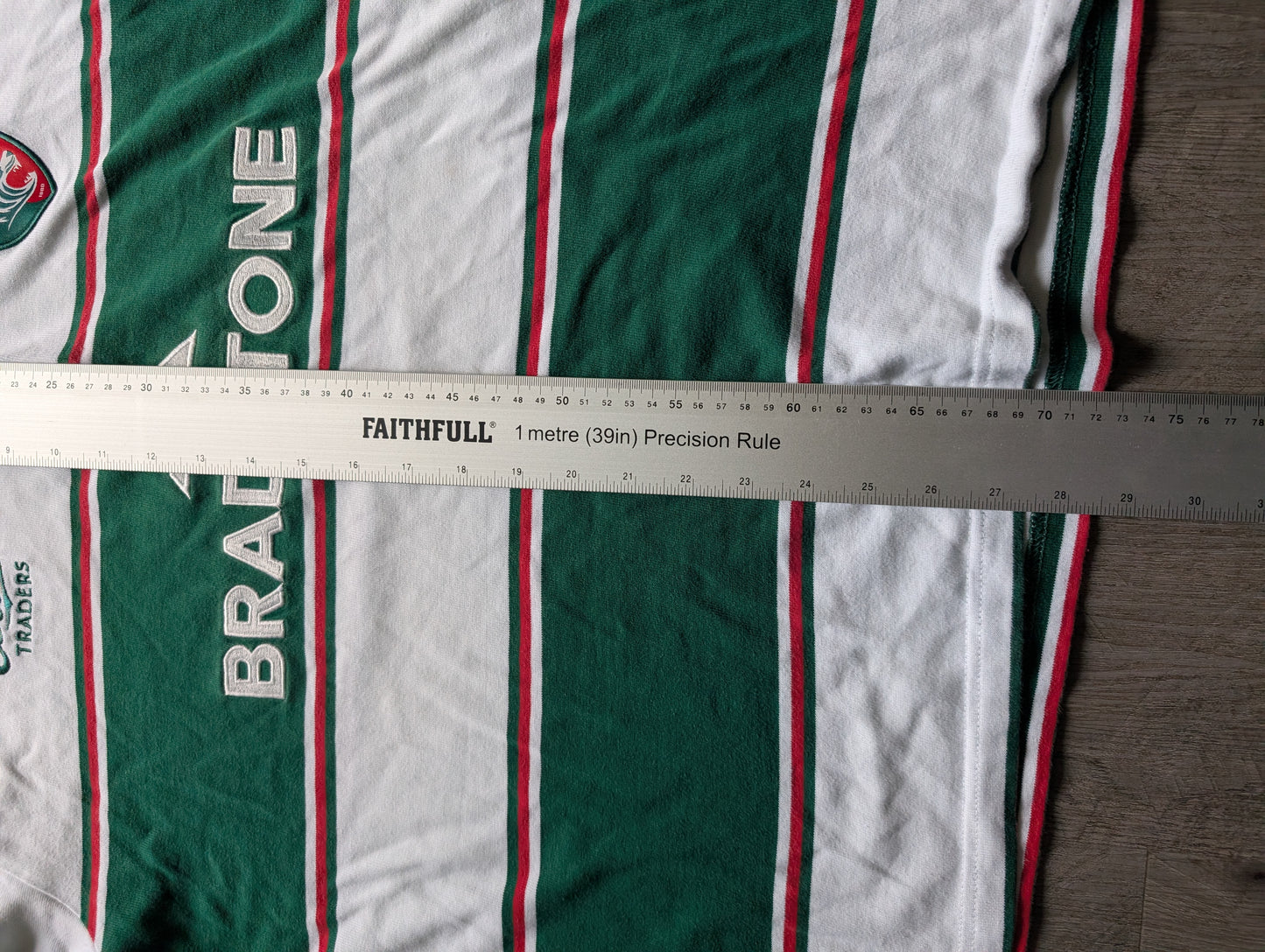 Cotton Traders Leicester Tigers Mens Classic Rugby Jersey size Large 2007/2008