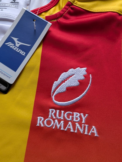 Mizuno Romania Rugby Jersey mens XL slim fit New