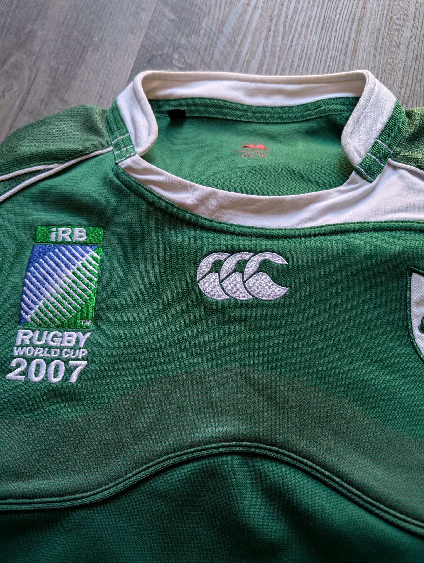 Canterbury Ireland 2007 Rugby World Cup Jersey size XXL