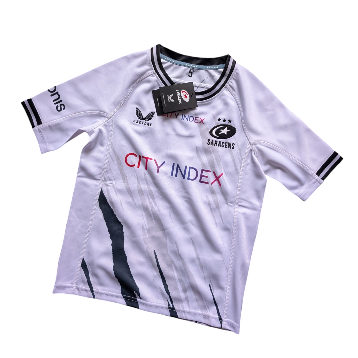 Castore Saracens Rugby Jersey Kids Youth Medium New