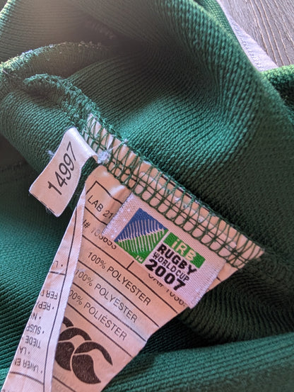 Canterbury Ireland 2007 Rugby World Cup Jersey size XXL