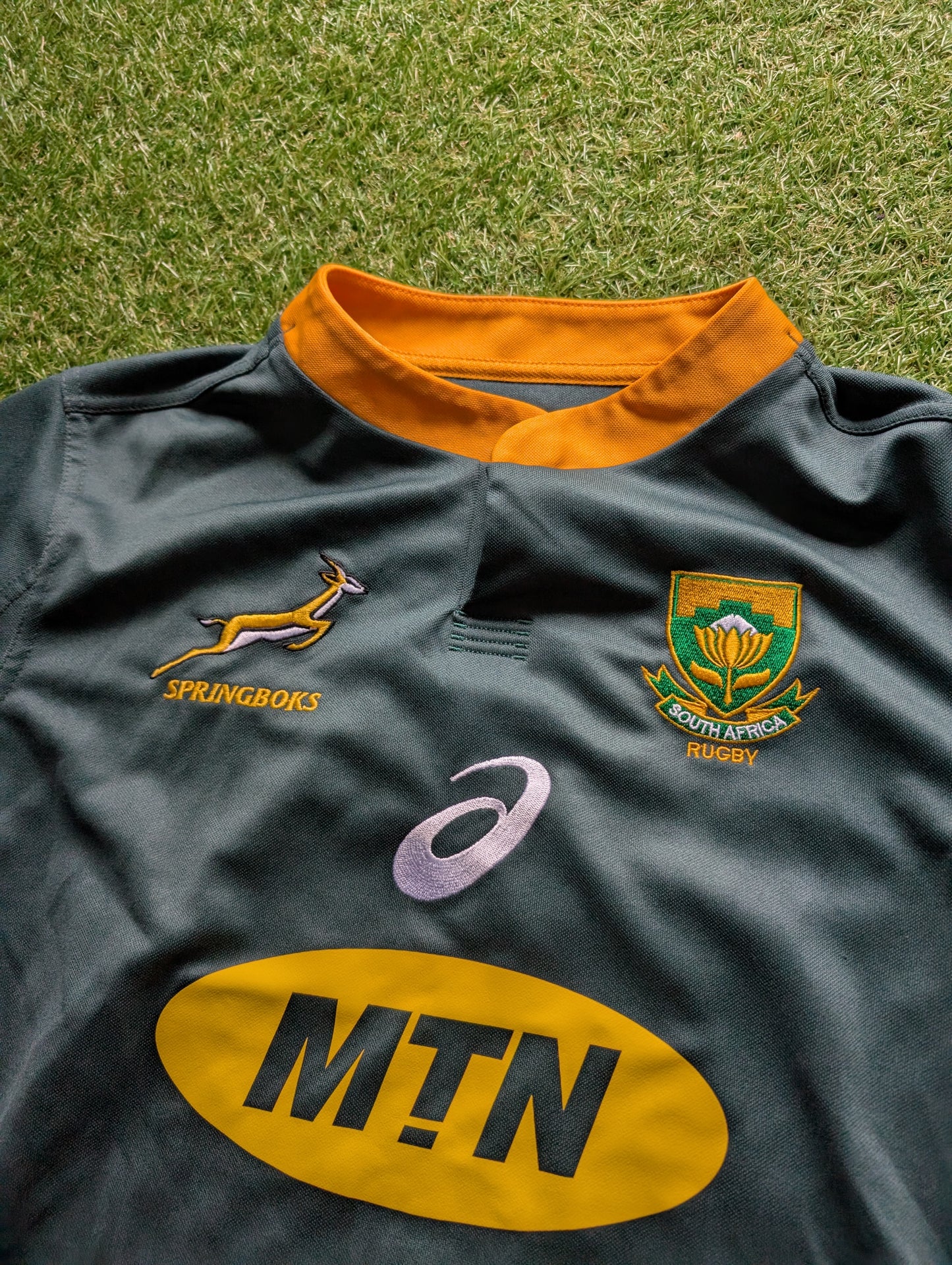 Asics South Africa Mens Rugby Jersey Size Large