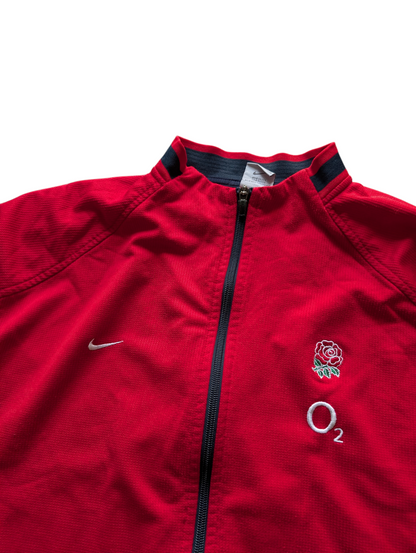 Nike Classic England Rugby Jacket full zipped tracksuit top size XL
