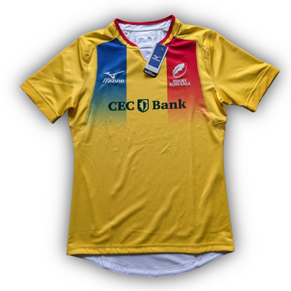 Mizuno Romania Rugby Jersey mens XL slim fit New
