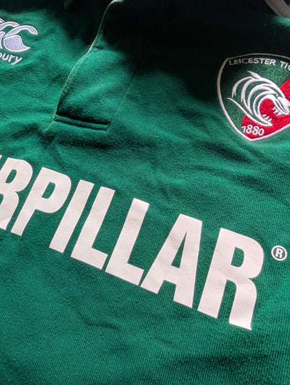 Canterbury Leicester Cotton Rugby Jersey 2012/13 Long Sleeved size 2XL