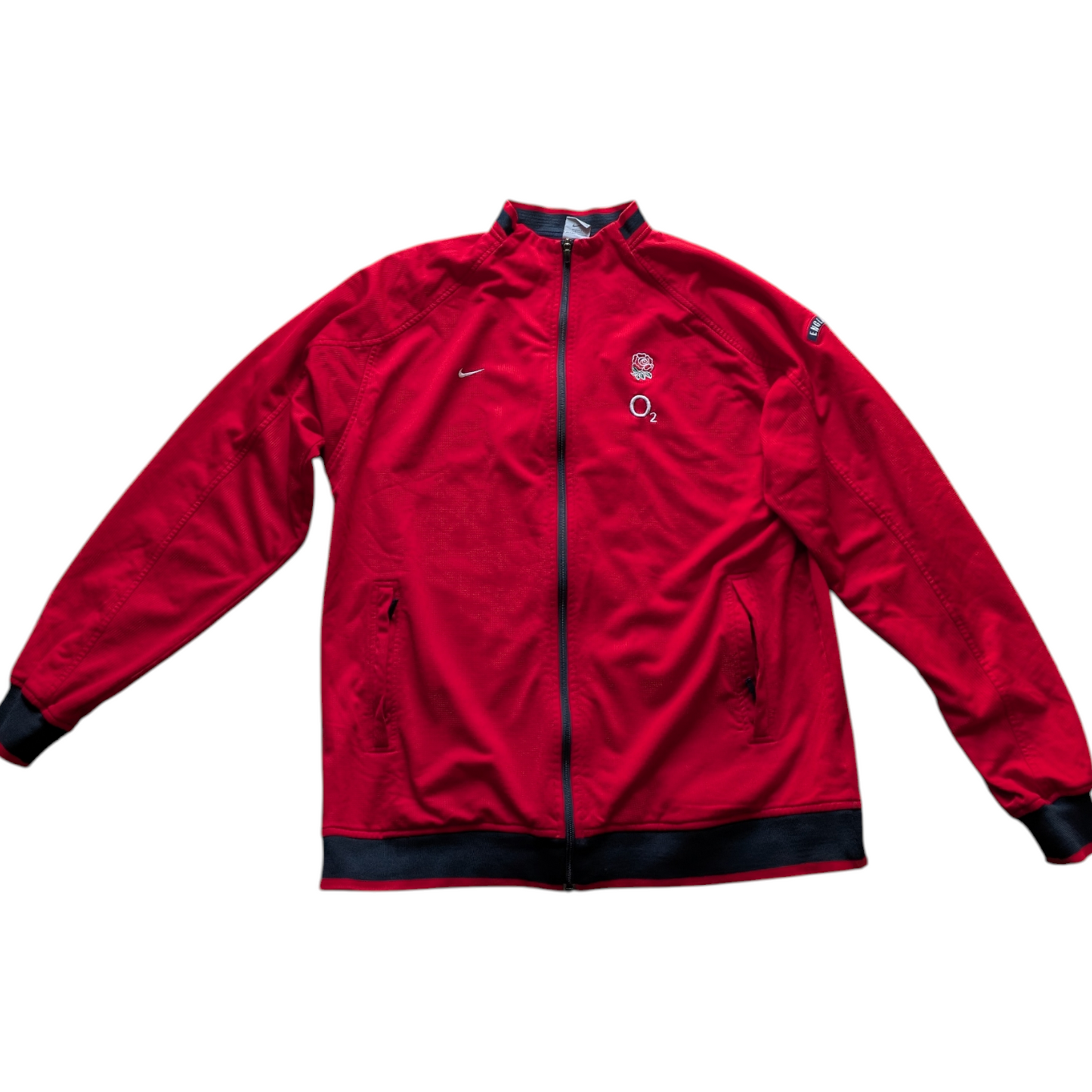 Nike Classic England Rugby Jacket full zipped tracksuit top size XL