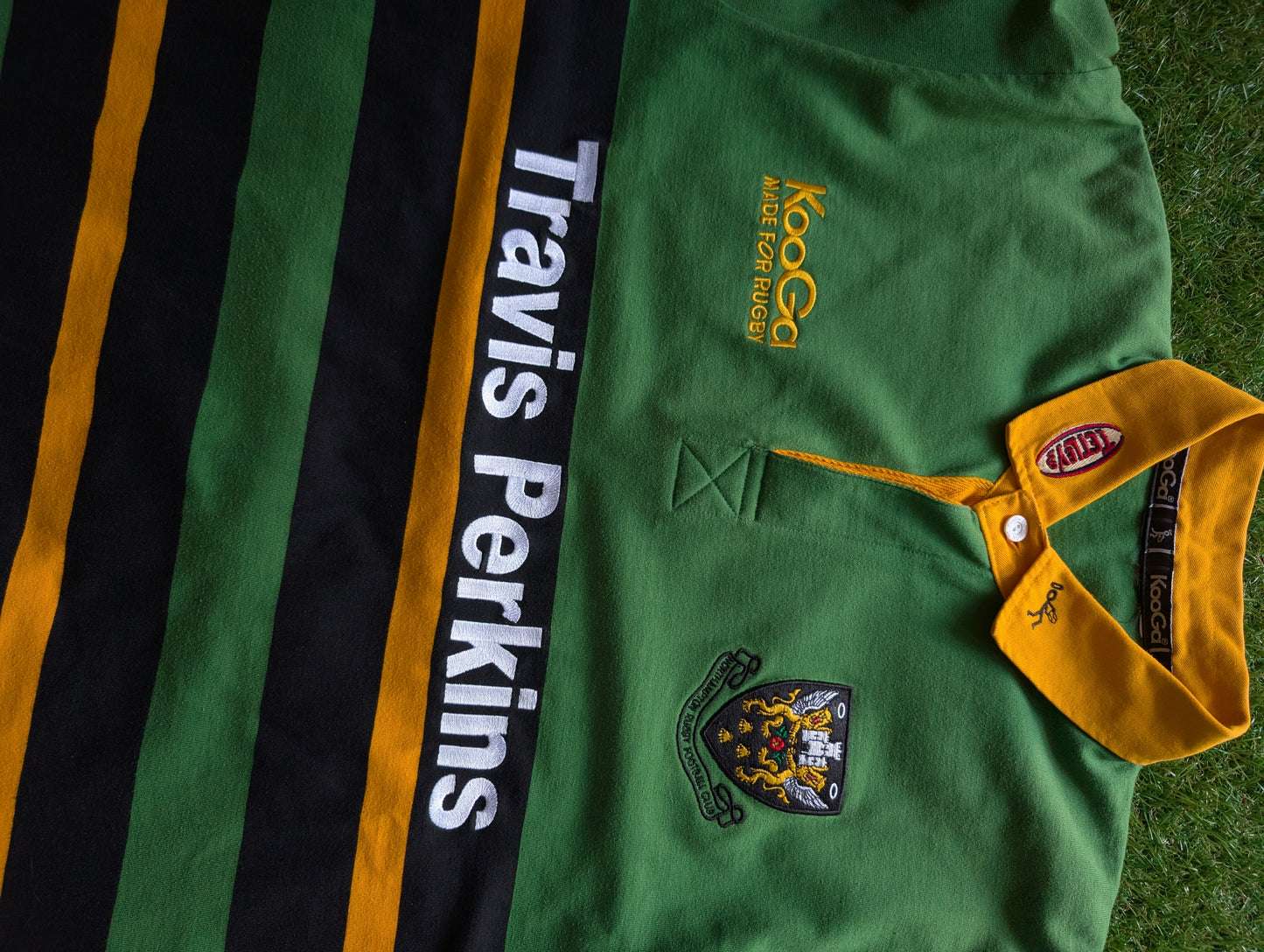 Classic Retro Northampton Saints Kooga mens rugby jersey - long sleeved XL