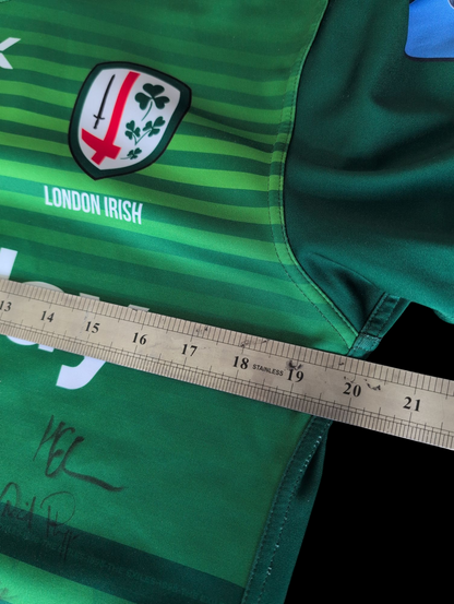 BLK London Irish Signed Rugby Jersey - Large mens