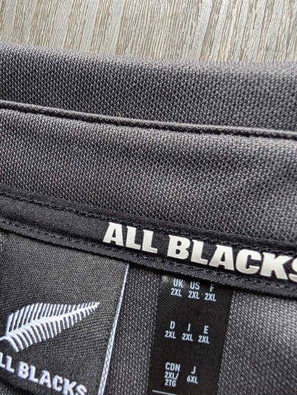 Adidas New Zealand All Blacks mens Rugby Jersey 2XL New with tags