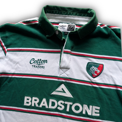 Cotton Traders Leicester Tigers Mens Classic Rugby Jersey size Large 2007/2008